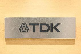 TDK signage and logo